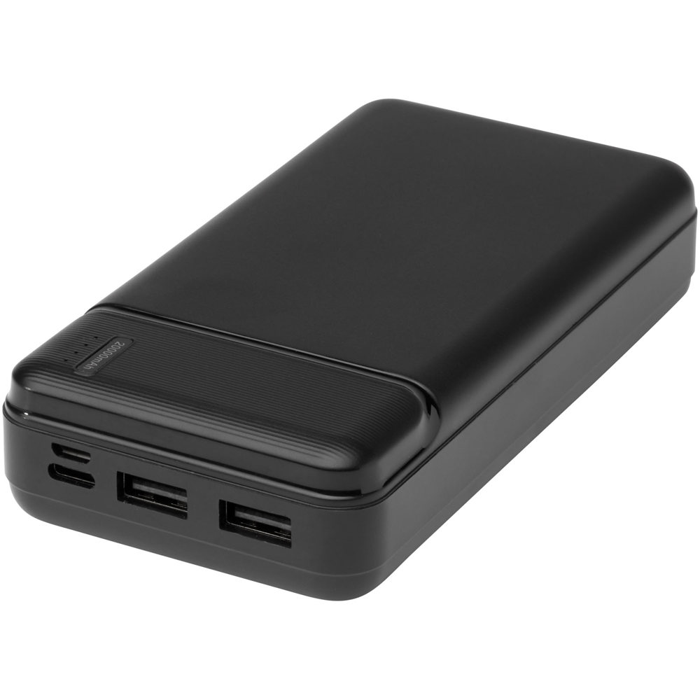 Loop powerbank van 20.000 mAh van gerecycled plastic - voor bedrijven en relatiegeschenken