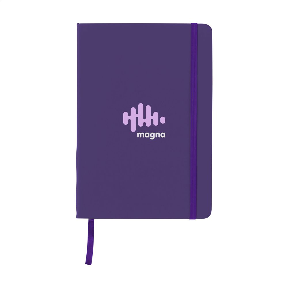 BudgetNote A5 Lines notitieboek - met logo of onbedrukt bestellen - Paars