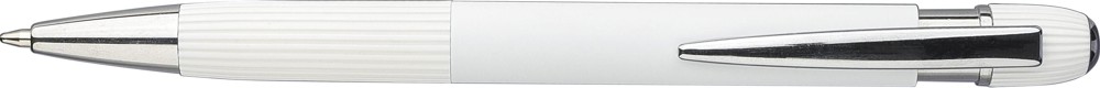 Gerecyclede aluminium balpen Mael - met logo of onbedrukt bestellen - Wit