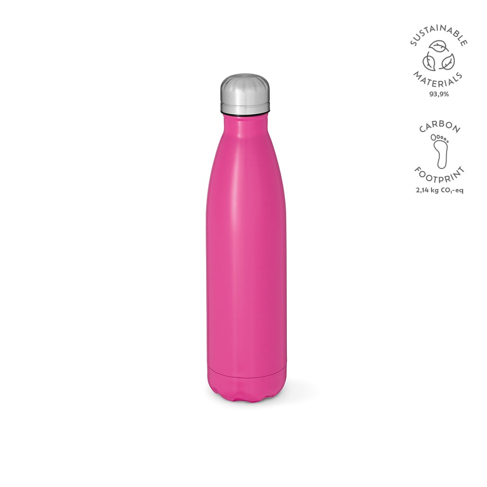 Mississippi 800 fles gerecycled roestvrij staal 810 ml - met logo of onbedrukt bestellen - fuchsia