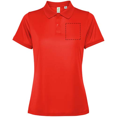 Tormo 125 g/m² damespolo met korte mouwen
