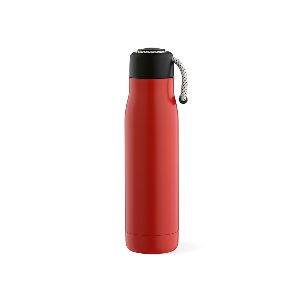 Lena fles gerecycled roestvrij staal 570 ml - Rood