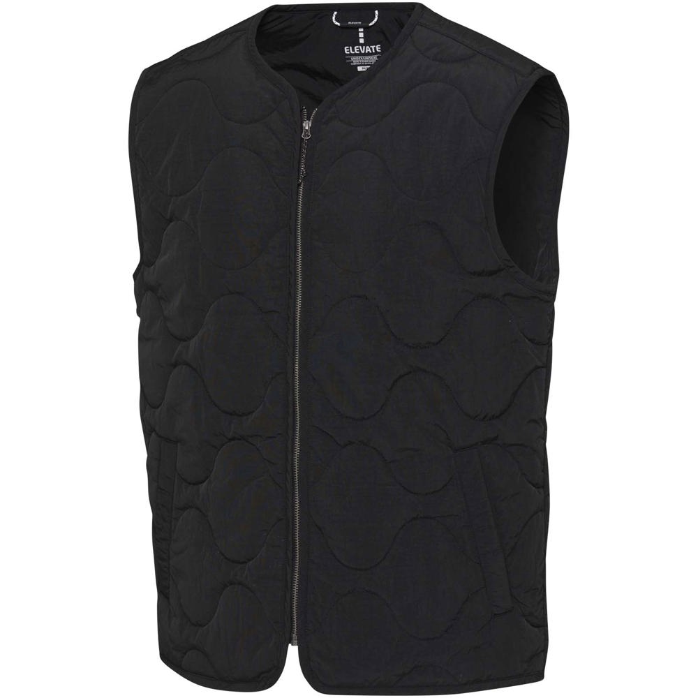 Quartz GRS gerecyclede gewatteerde unisex bodywarmer - met logo of onbedrukt bestellen