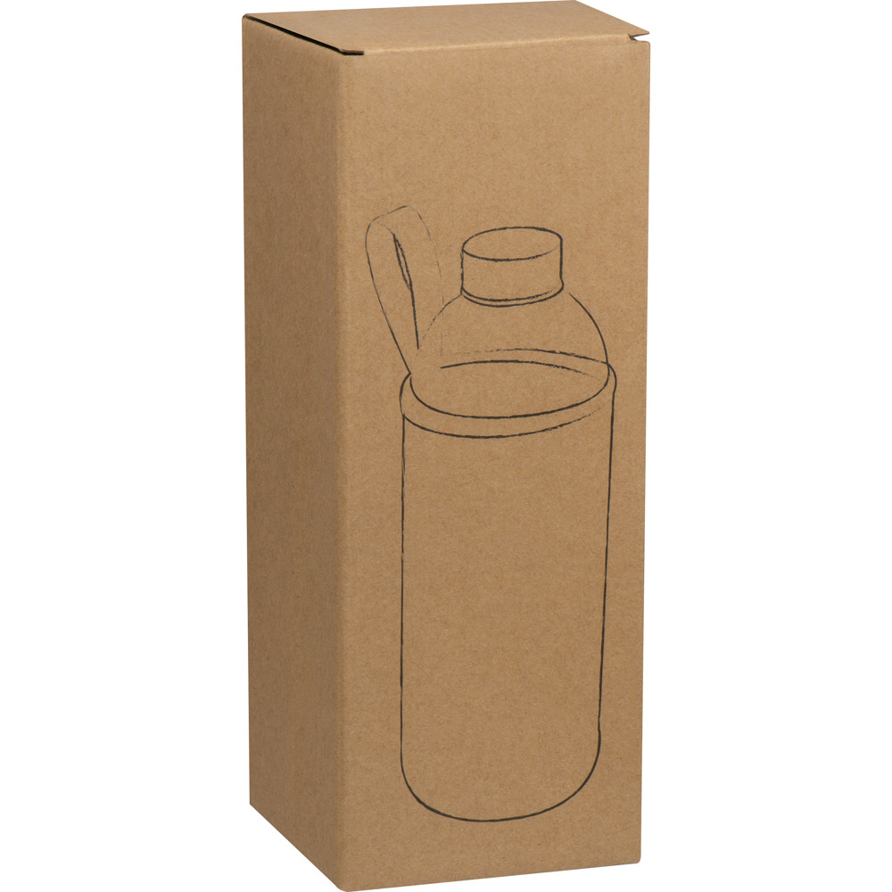 Drinkfles met neopreensleeve en inhoud van 1 liter