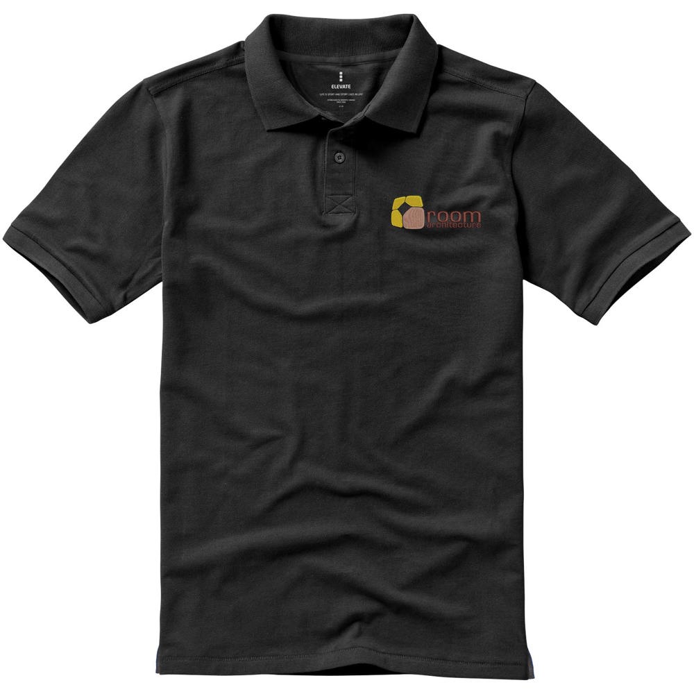Calgary 200 g/m² herenpolo met korte mouwen
