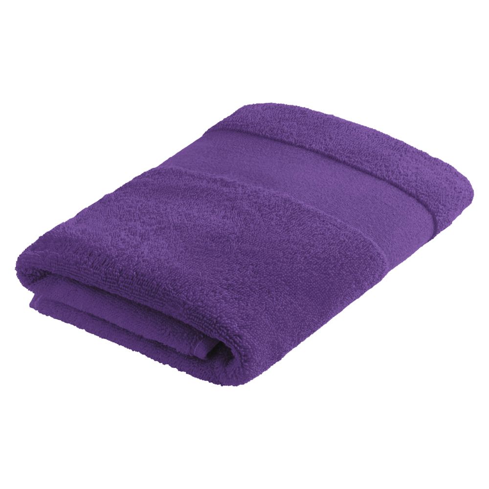 Sophie Muval handdoek 100x50 cm, 450 gr/m² - met logo of onbedrukt bestellen - Paars (PMS 268c) / Paars