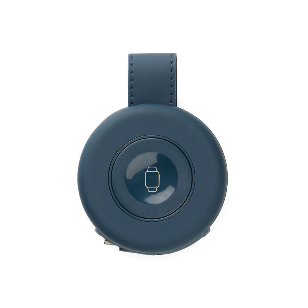 VINGA Baltimore RCS 2-in-1 draadloze 15W lader - voor bedrijven en relatiegeschenken - donkerblauw (± PMS 19-4110 TPG)