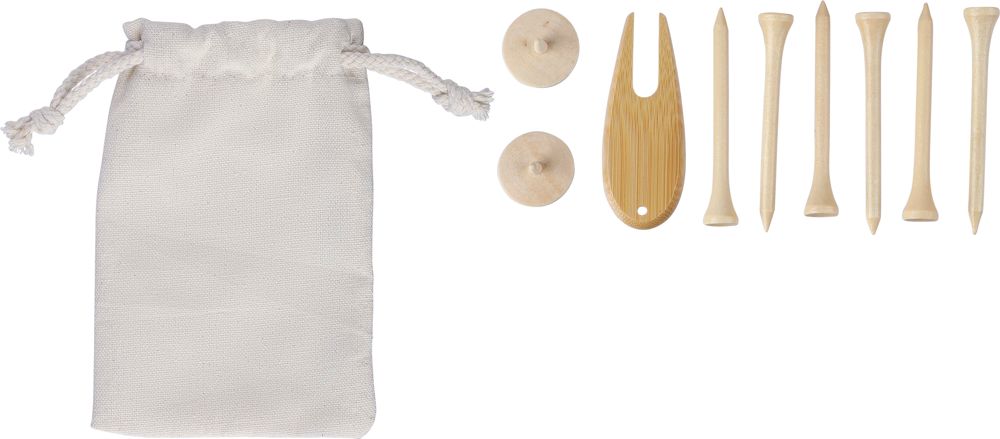 Houten golftees-set Nyssa