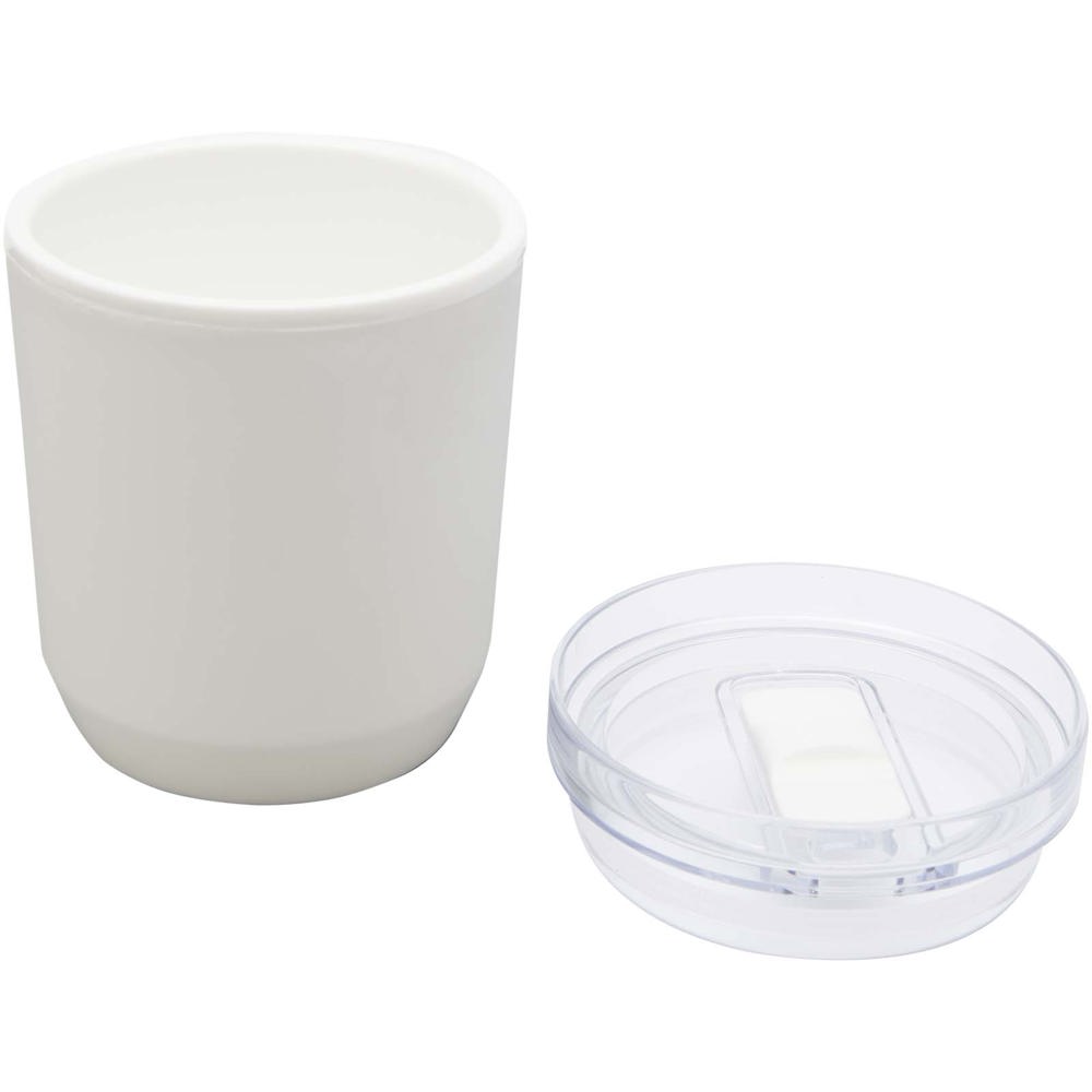 Hudson 180 ml dubbelwandige beker van gerecycled plastic