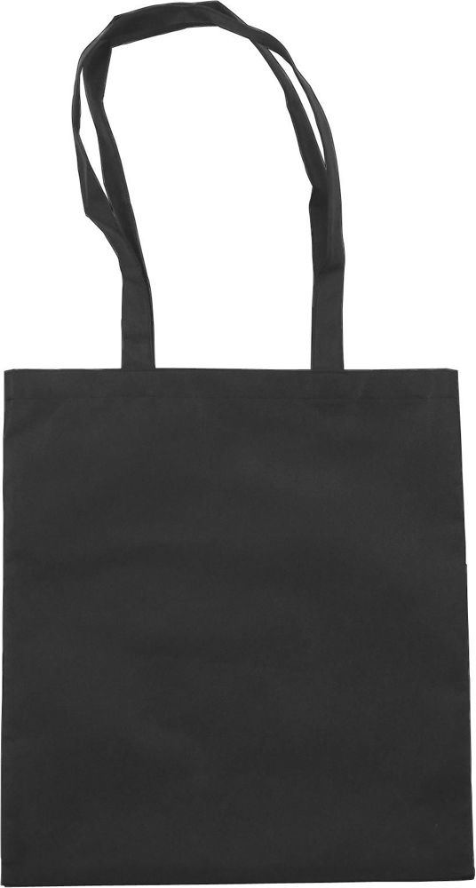 Non-woven draagtas Talisa - bedrukt of onbedrukt verkrijgbaar - Zwart