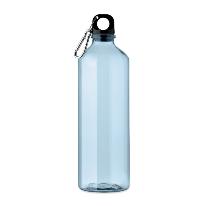 MOSS RE750 - RPET fles 750ml - bedrukt of onbedrukt verkrijgbaar - Transparant Licht Blauw
