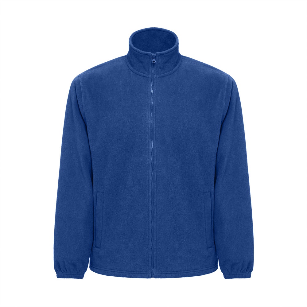 THC GAMA. Heren fleecejack met hoge dichtheid van polyester - voor bedrijven en relatiegeschenken - Royal Blauw