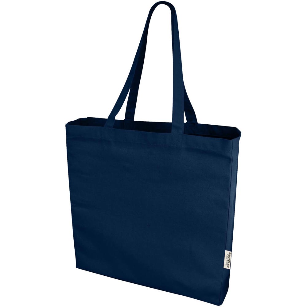 Odessa 220 g/m² GRS gerecyclede totebag 13L - voor bedrijven en relatiegeschenken - Marineblauw