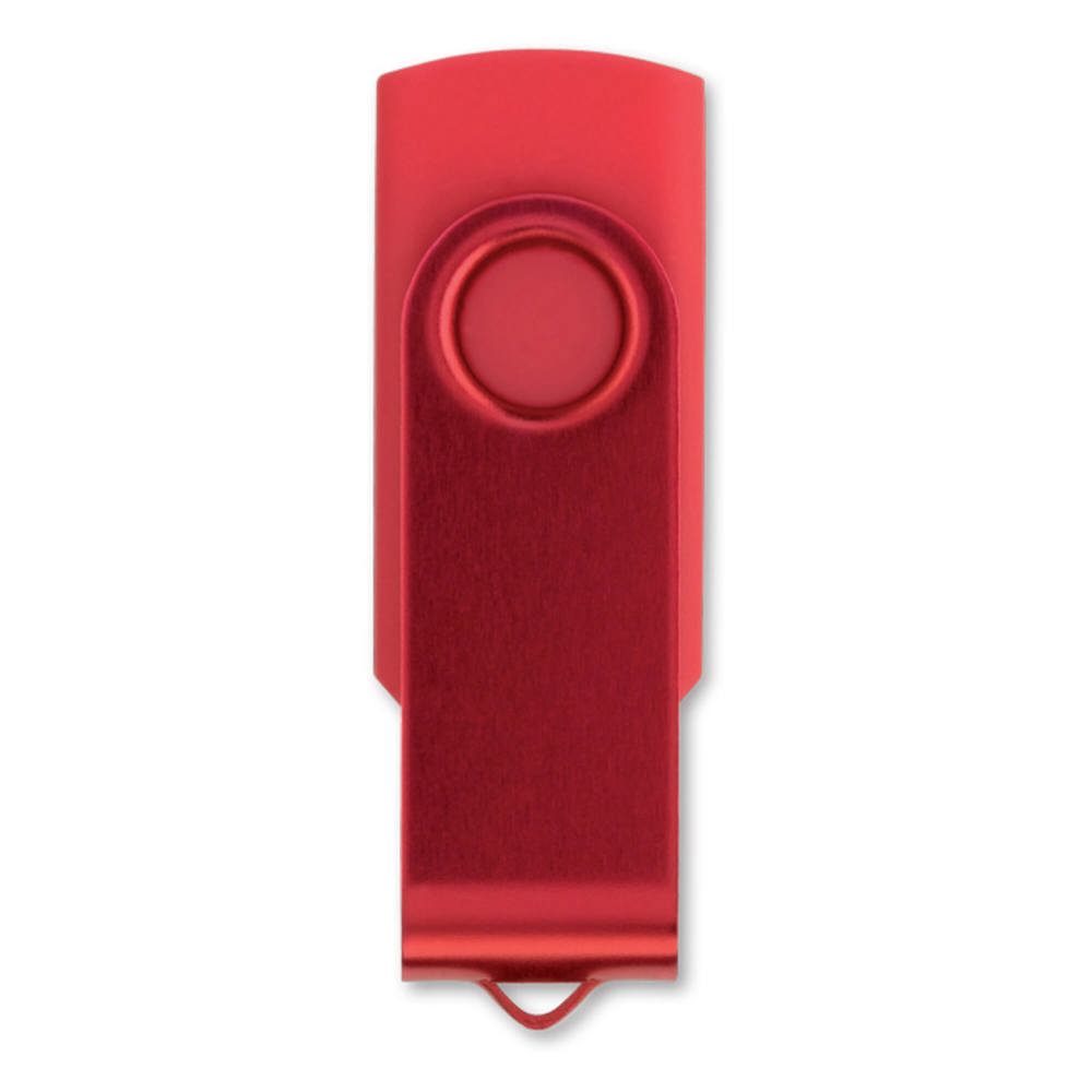 USB stick 2.0 Twister 8GB - voor bedrijven en relatiegeschenken - Rood