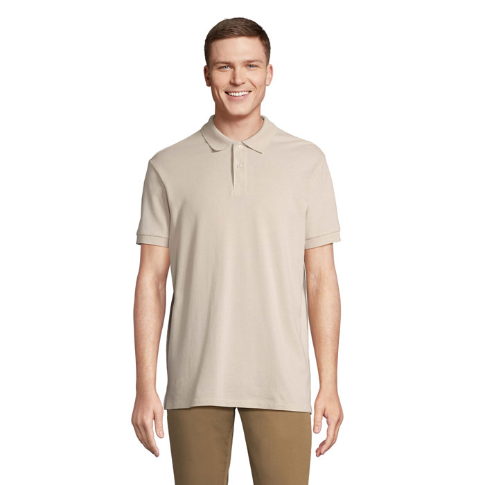 PACIFIC - PACIFIC HEREN POLO - bedrukt of onbedrukt verkrijgbaar - Linen Twin