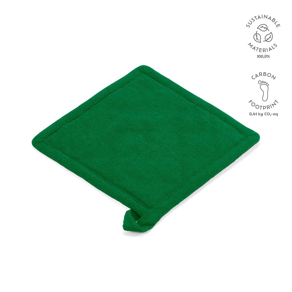 Klimt Pothouder Gerecycled Katoen 180 gsm - kopen of bedrukken - groen