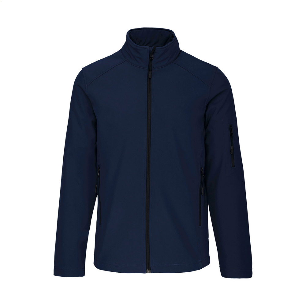 KA401 - 3-laags softshell jas - kopen of bedrukken - donker blauw