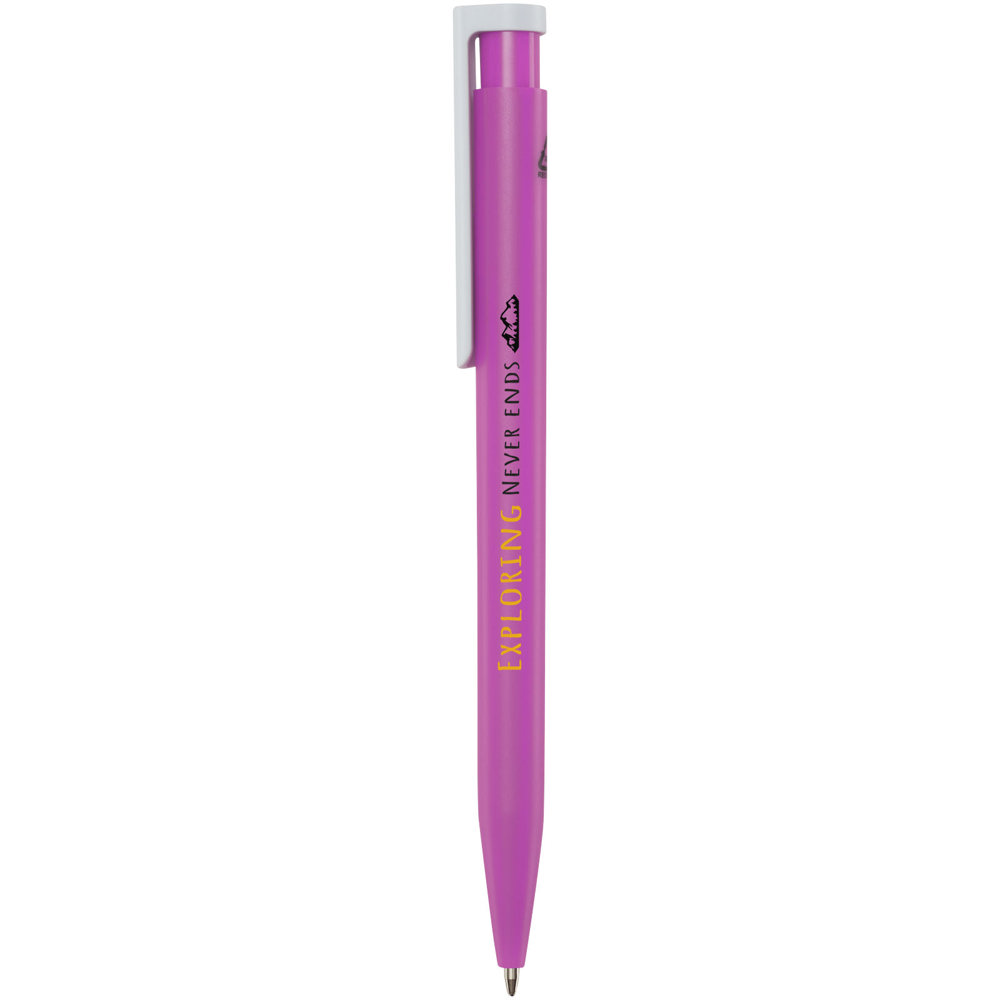 Unix balpen van gerecycled plastic (blauwe inkt)