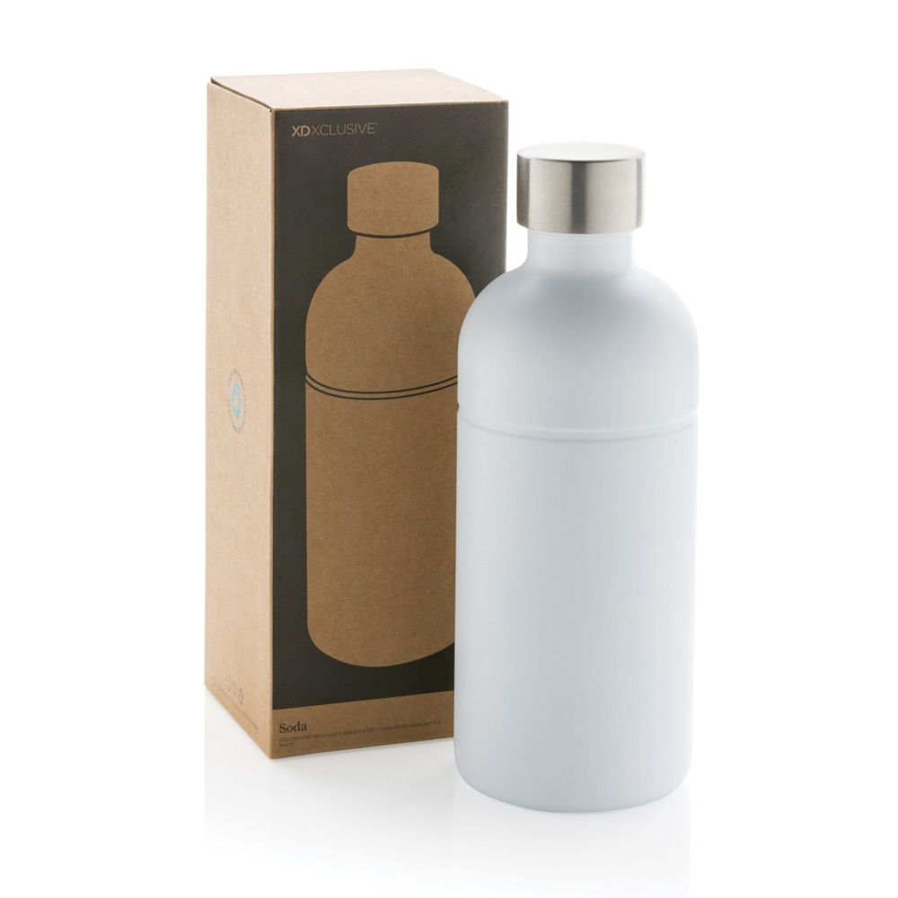 Soda RCS gecertificeerde gerecycled rvs drinkfles