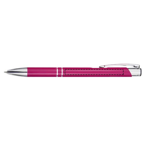 Moneta aluminium balpen (blauwe inkt)