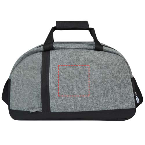 Reclaim GRS gerecyclede tweekleurige sportieve duffelbag 21 L