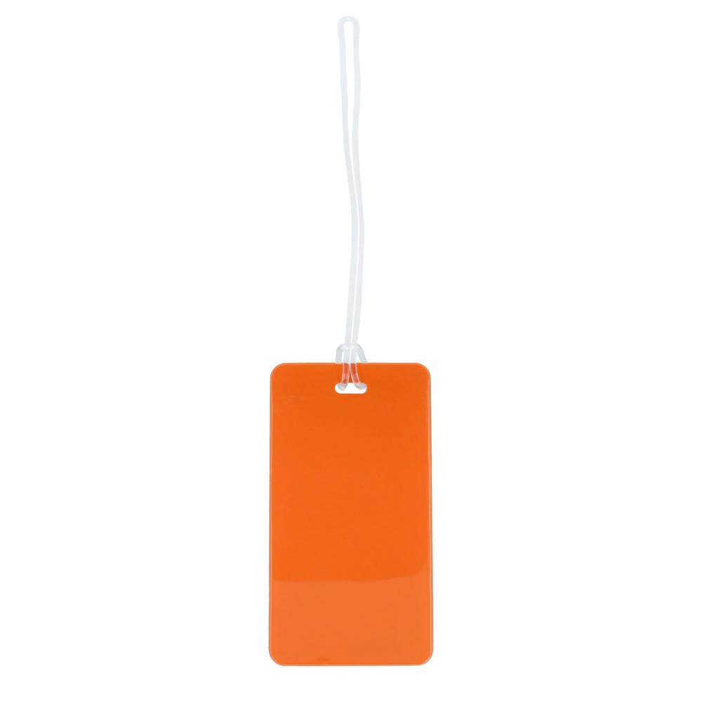 Bagagelabel - bedrukt of onbedrukt verkrijgbaar - Oranje