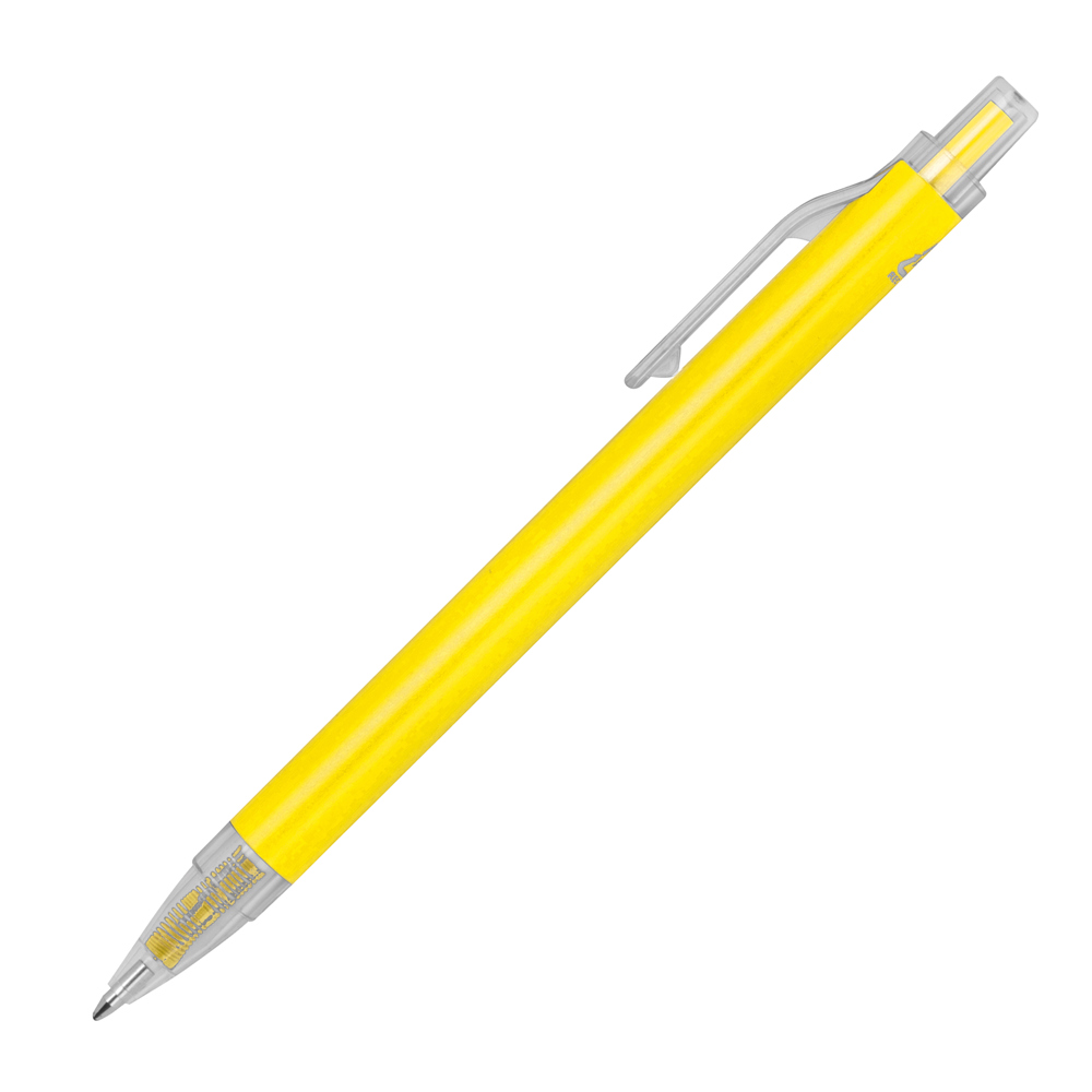 Balpen met transparante clip