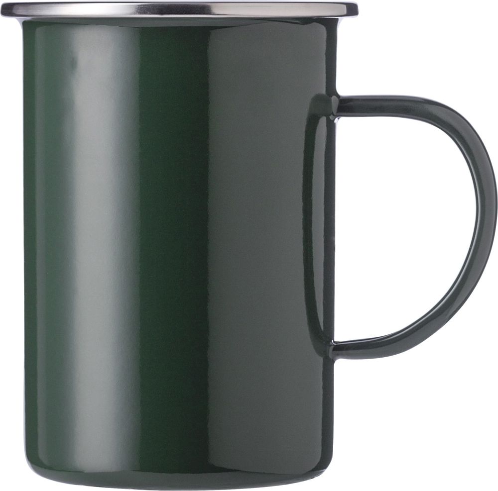 Emaille mok (450 ml) Ayden - voor bedrijven en relatiegeschenken - Groen