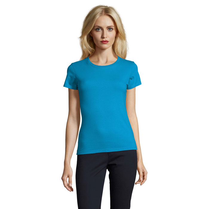 IMPERIAL WOMEN - IMPERIAL DAMES T-Shirt 190g - voor bedrijven en relatiegeschenken - Aqua