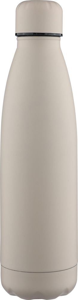 Gerecyclede dubbelwandige drinkfles 500 ml Sunny - Beige