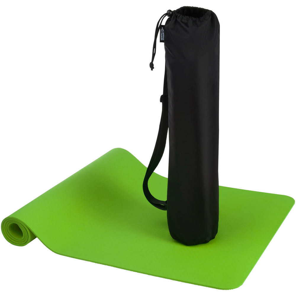 Virabha yogamat van gerecycled TPE - met logo of onbedrukt bestellen
