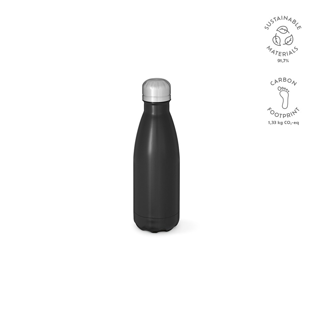 Mississippi 450 fles gerecycled roestvrij staal 430 ml - kopen of bedrukken - zwart