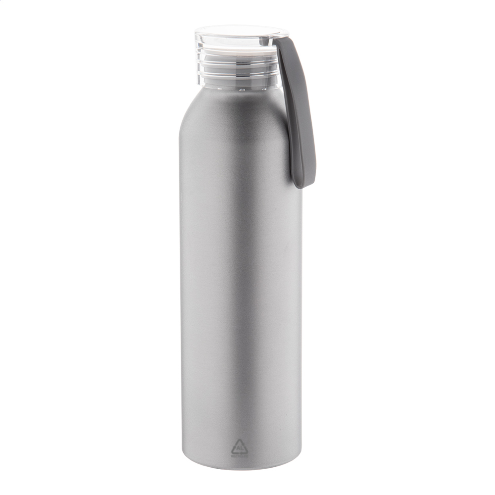 Ralusip - gerecyclede aluminium fles - kopen of bedrukken - Zilver