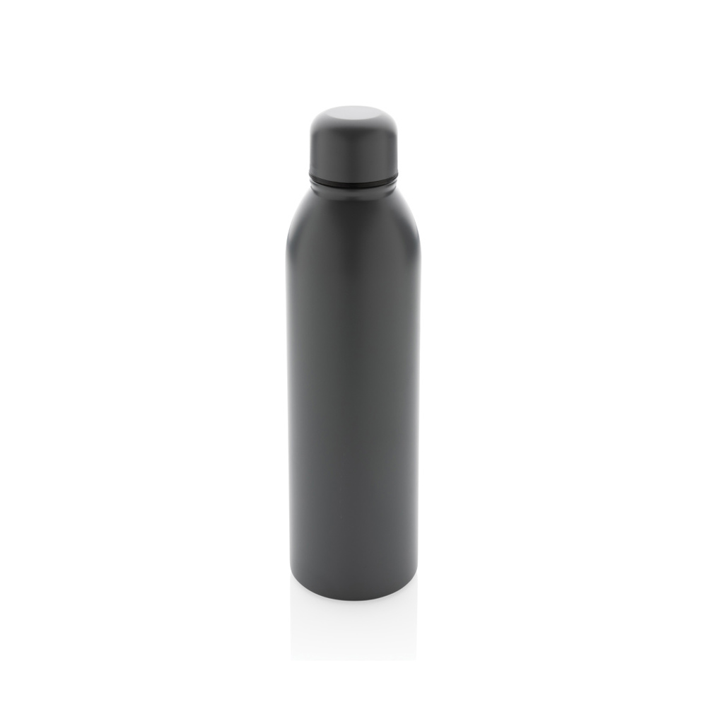 RCS gerecycled roestvrijstalen vacuümfles 500ML - kopen of bedrukken - antraciet (± PMS 425 C)