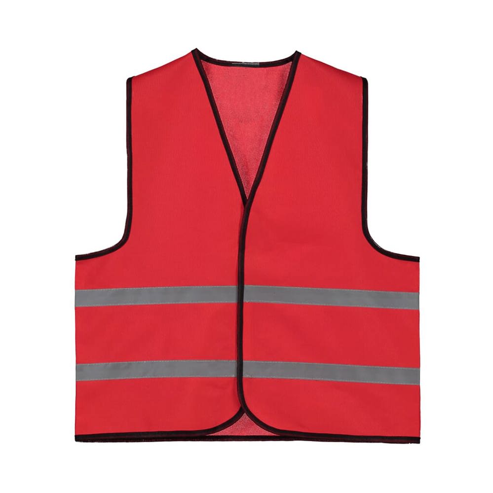 Kinder promovest reflecterend 6-12 jaar - met logo of onbedrukt bestellen - Rood (PMS 199c) / Rood
