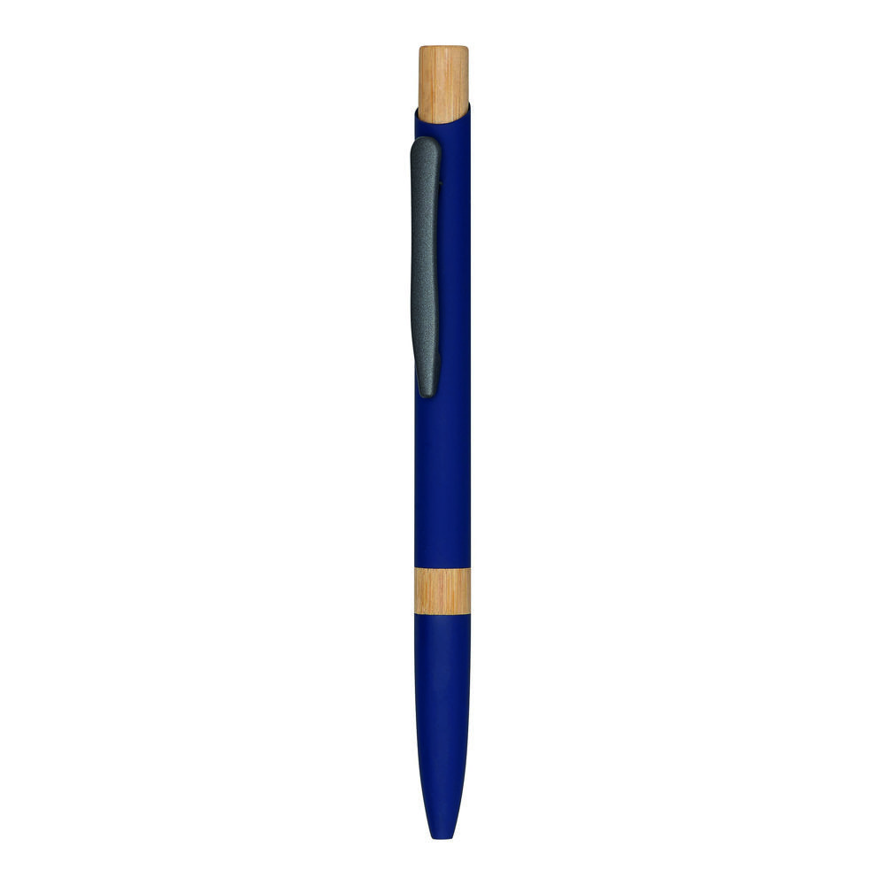 BAMBOO SYMPHONY - Aluminium balpen - met logo of onbedrukt bestellen - Blauw