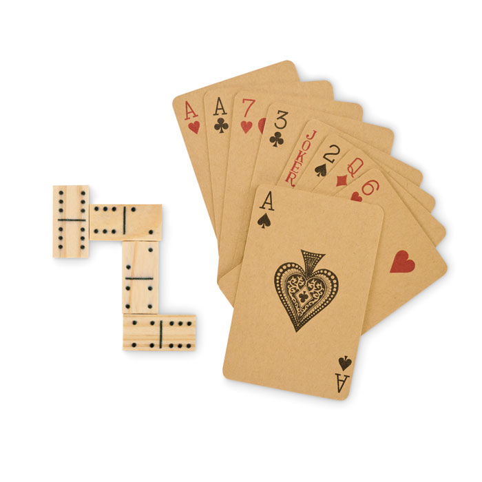 DOMI&CARDS - Domino en kaarten set