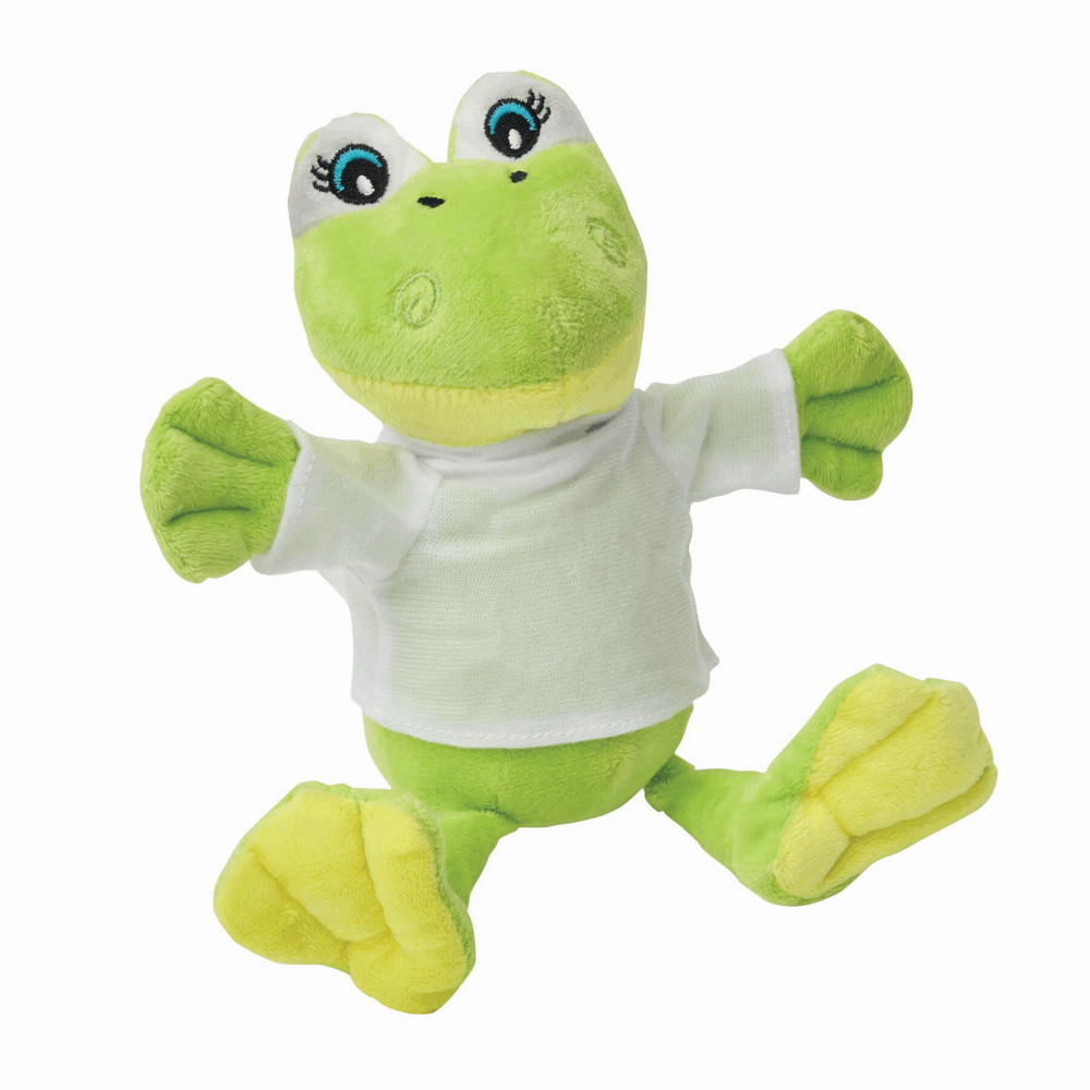 FRIEDA - Pluche kikker - voor bedrijven en relatiegeschenken