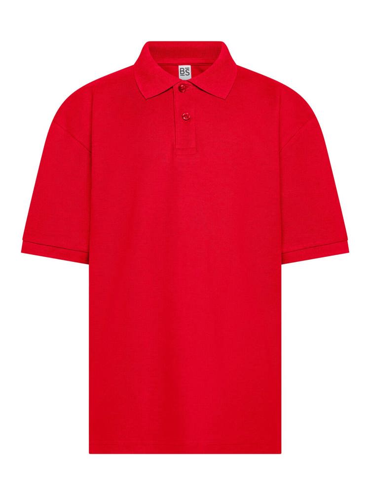 BS Evolution kids polo, 180 gr/m² - kopen of bedrukken - Rood (PMS 186c)