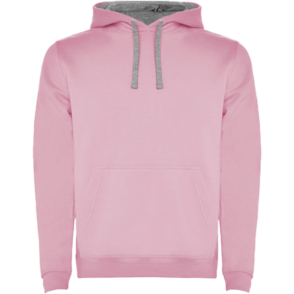 Urban hoodie voor heren - kopen of bedrukken - Lichtroze, Gemêleerd grijs