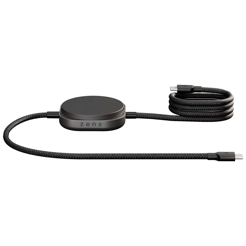 Zens Pro 2 240 W USB C 2 in 1 oplaadkabel - Zwart