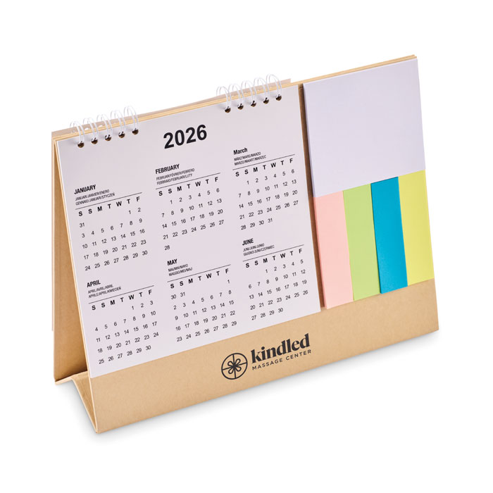 CALENDOO - Bureaukalender met memoblok - kopen of bedrukken
