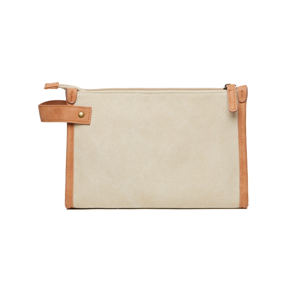 VINGA Bosler GRS toilettas - kopen of bedrukken - beige (± PMS 14-1012)