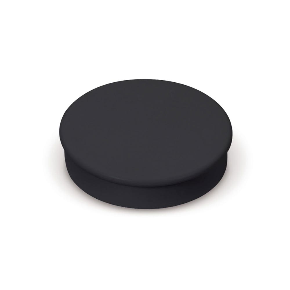 Magneet rond Ø30mm - bedrukt of onbedrukt verkrijgbaar - Zwart