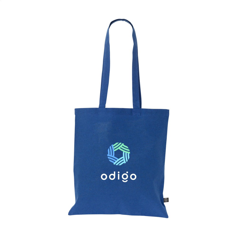 Shoppy Colour Bag GRS Recycled Cotton (150 g/m²) tas - blauw