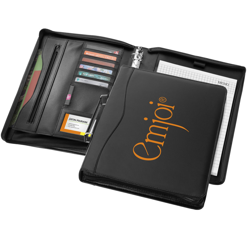 Ebony A4 portfolio met aktentas