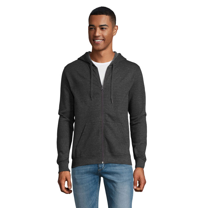 STONE - STONE unisex hoodie 260g - bedrukt of onbedrukt verkrijgbaar - Charcoal Melange