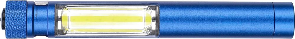 Aluminium zaklamp Beth - voor bedrijven en relatiegeschenken - kobaltblauw