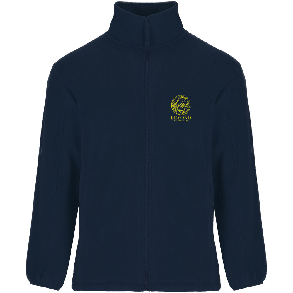 Artic fleece herenjack met volledige rits