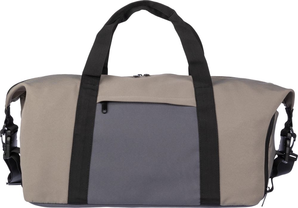 Polyester (600D) duffeltas Ines - bedrukt of onbedrukt verkrijgbaar - Taupe